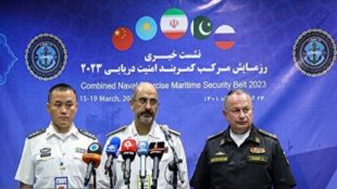 اجرای عملیات رهگیری در رزمایش مشترک ایران، چین و روسیه